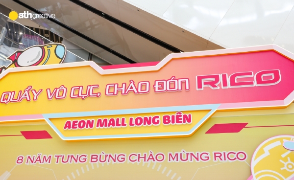 DECOR SINH NHẬT 8 TUỔI AEON MALL LONG BIÊN 2023
